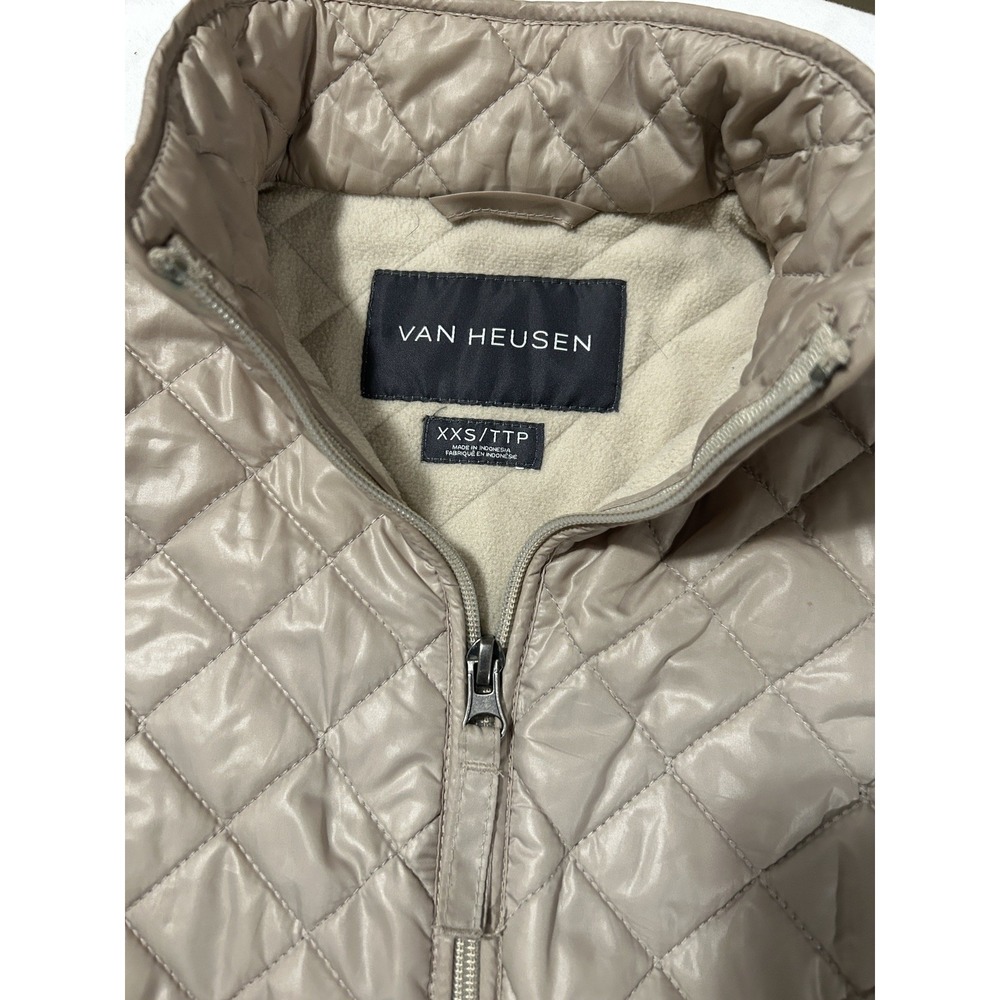 Van Heusen Women's Quilted Vest Size XXS Basic Minimalist Lux Athleisure - Picture 3 of 5